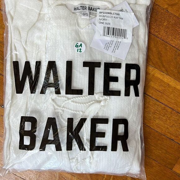 Walter Baker Acapulco Kaftan Ivory One Size Cotton Blend Nwt - Picture 3 of 5